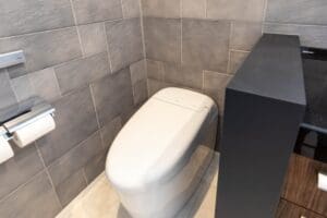 田舎でもきれいなトイレ